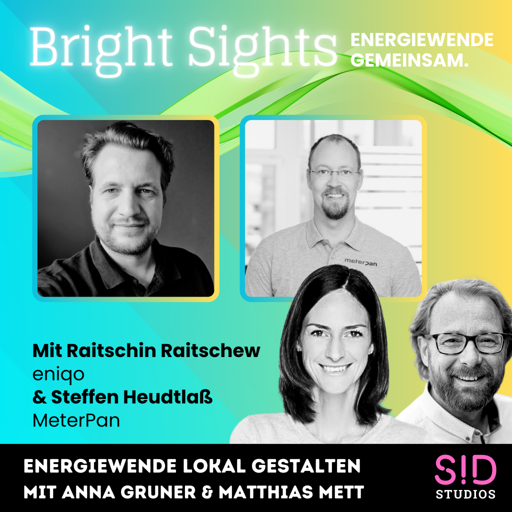 Steffen Heudtlaß von der MeterPan ist zu Gast im Bight Sights Podcast zum Thema "Energiewende lokal gestalten"