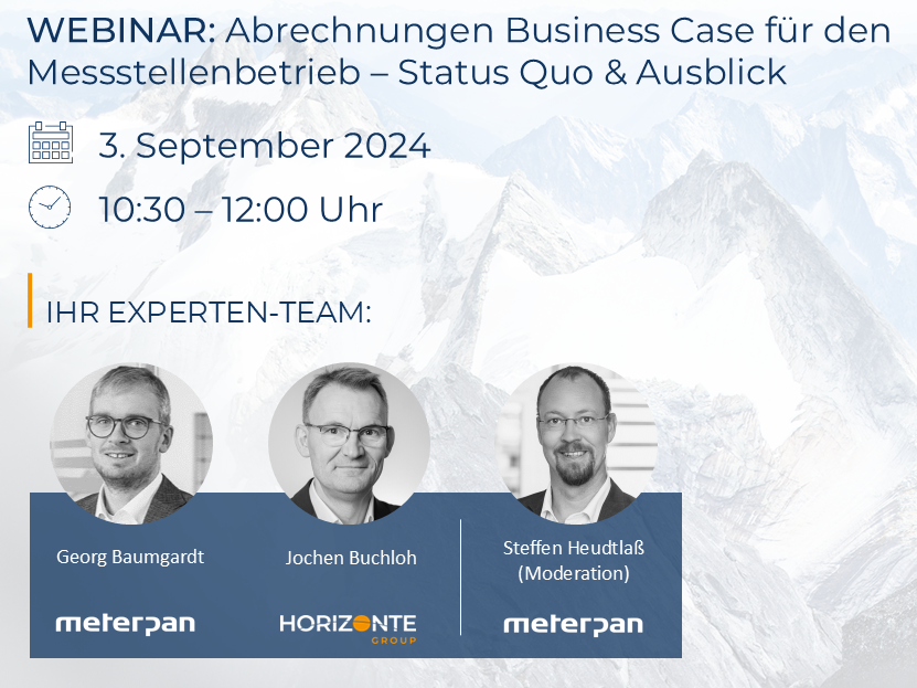 Einladung zum Webinar der MeterPan und HORIZONTE-Group